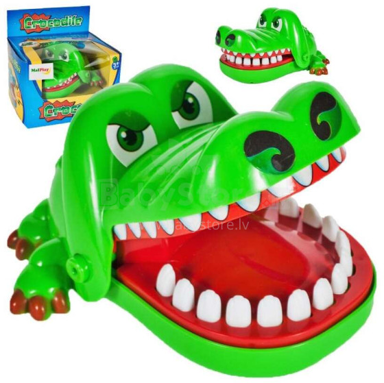 Ikonka Art.KX8527_1 Krokodilas pas odontologą 2 modelio arkadinis žaidimas
