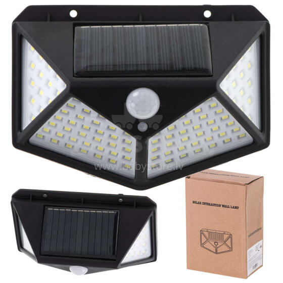 Ikonka Art.KX5087 Saulės judesio ir sutemų jutiklio lempa 100 LED