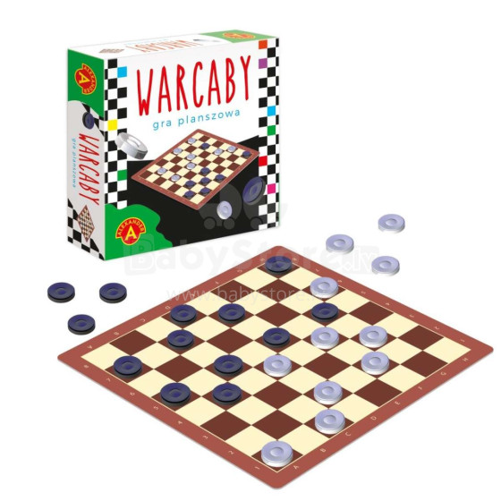Ikonka Art.KX4851 ALEXANDER Checkers board game