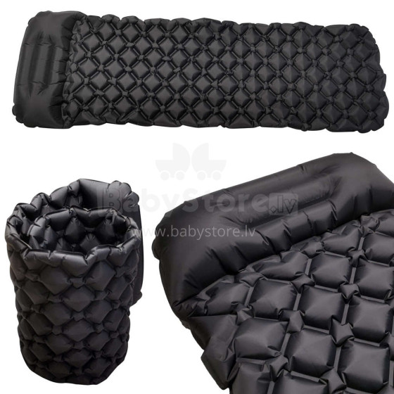 Ikonka Art.KX4994 Hiking mat carimata mattress 190x60x6cm black
