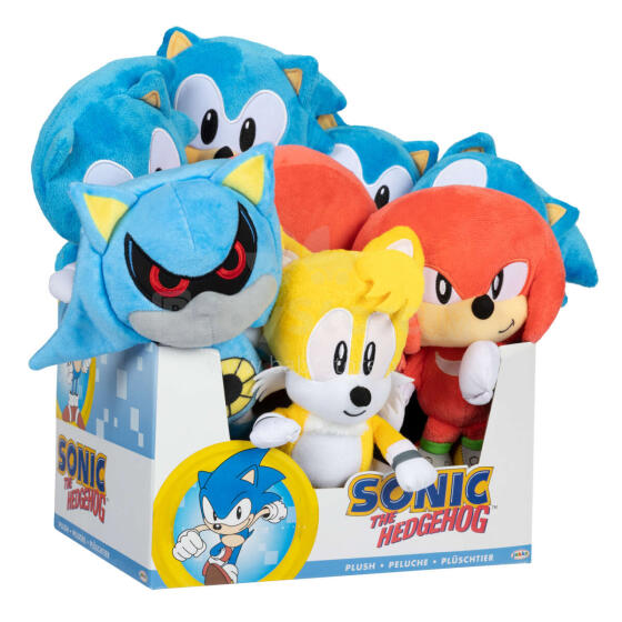 SONIC THE HEDGEHOG W8 Pliušinis herojus 22 cm