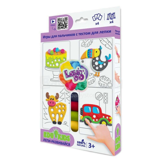 EcoToys City Набор для креатива Тесто для лепки Play Dough Edu kids - Игры для пальчиков 