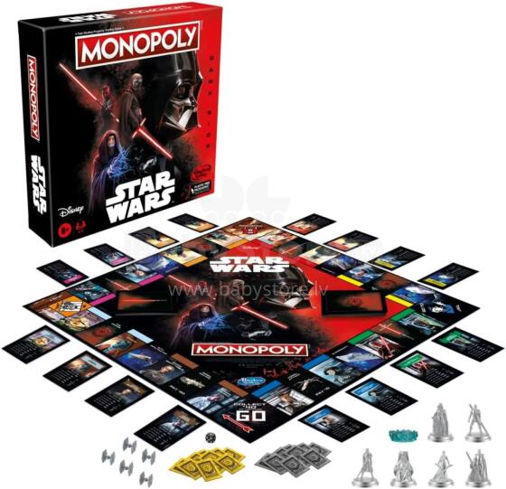 Monopoly Star Wars Art.149103 Žaidimas „Monopolis: Žvaigždžių karai“ (Anglų kalba)