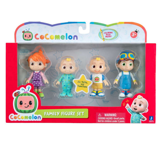 COCOMELON Figure pack Family set, 4 pcs