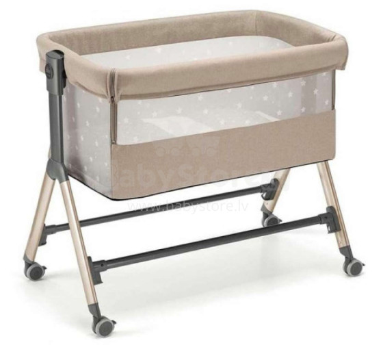 Cam Sempreconte Art.920-T159 Beige Crib for a comfortable co-sleeping 2-in-1