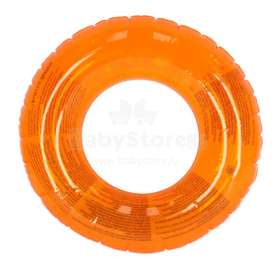 Ikonka Art.KX5005_1 BESTWAY 36022 51cm oranžinis pripučiamas plaukimo ratas