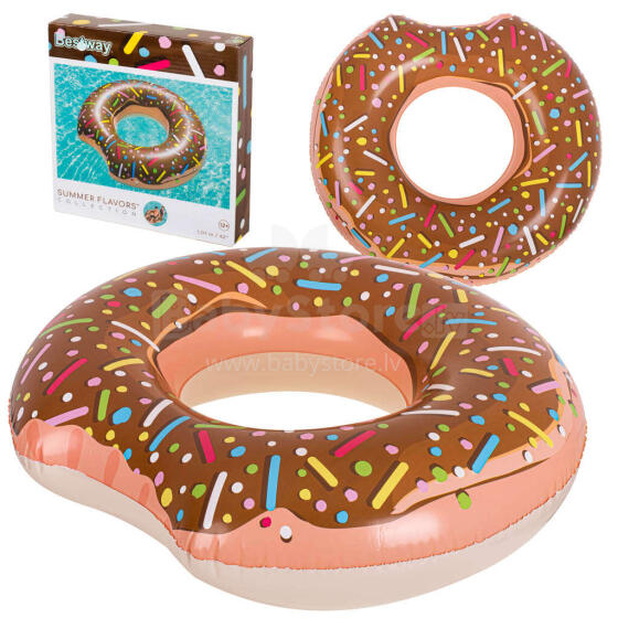 Ikonka Art.KX5003_1 BESTWAY 36118 Donut 107 cm bronzinis plaukimo ratas
