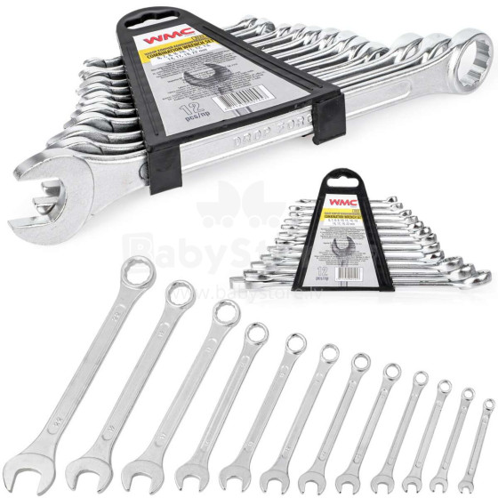 Set of combination wrenches 6-22 mm 12 pcs. WMC