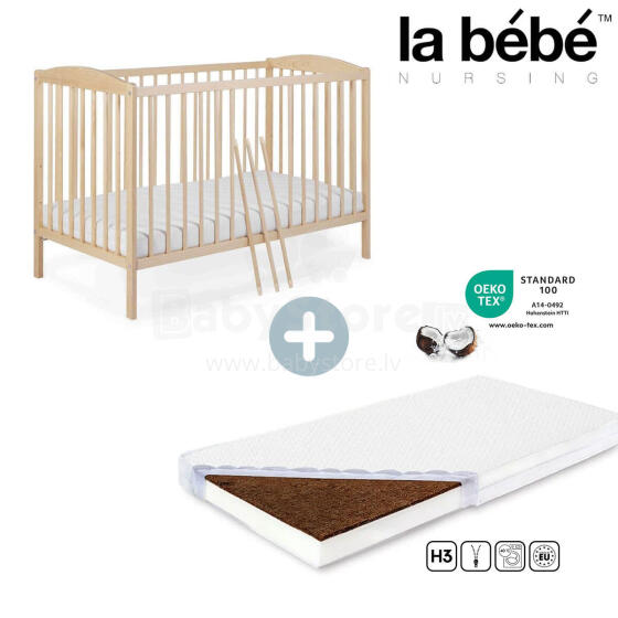 La bebe™ EcoBed Art.363619 Baby ECO Bed 120x60cm