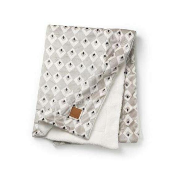 Elodie Details Pearl Velvet antklodė Art.265487 Pioneer Spirit Greige vaikų pledas