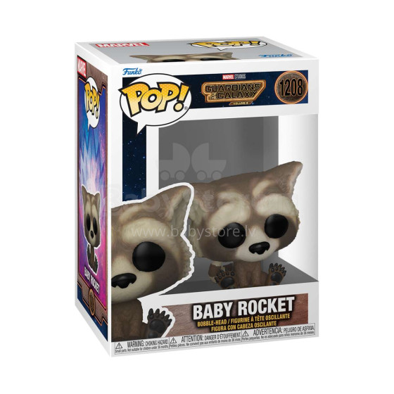 FUNKO POP! Vinilinė figūrėlė: Guardians of The Galaxy 3 - Baby Rocket, 7 cm