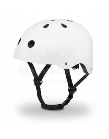 Lionelo Helmet Art.150638 White Regulējama ķivere bērniem