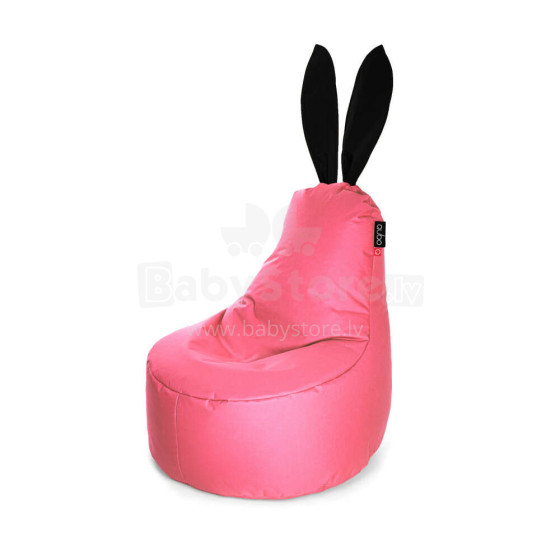Qubo™ Mommy Rabbit Black Ears Raspberry POP FIT beanbag