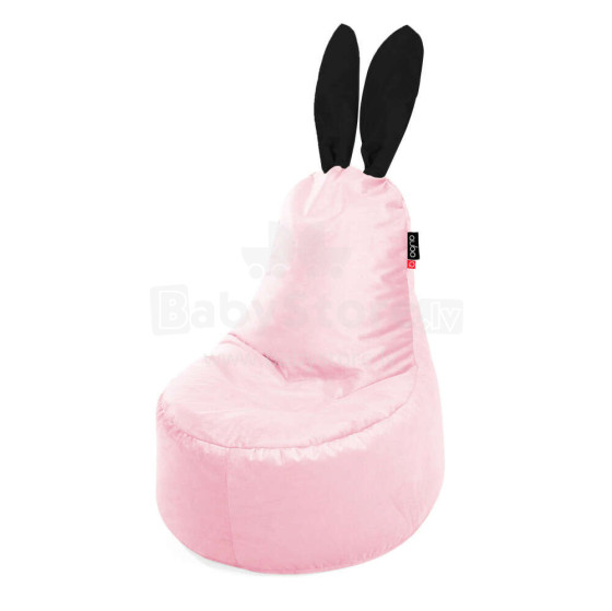 Qubo™ Mommy Rabbit Black Ears Petale VELVET FIT sēžammaiss (pufs)