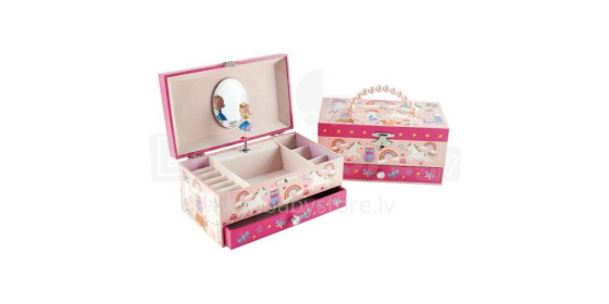 Floss&Rock Zuja Art.39P3528 Musical Jewellery Box with Drawer - Rainbow Fairy