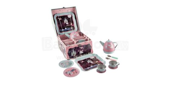 Floss&Rock Zuja Art.41P3652 Musical Tin Tea Set - Enchanted