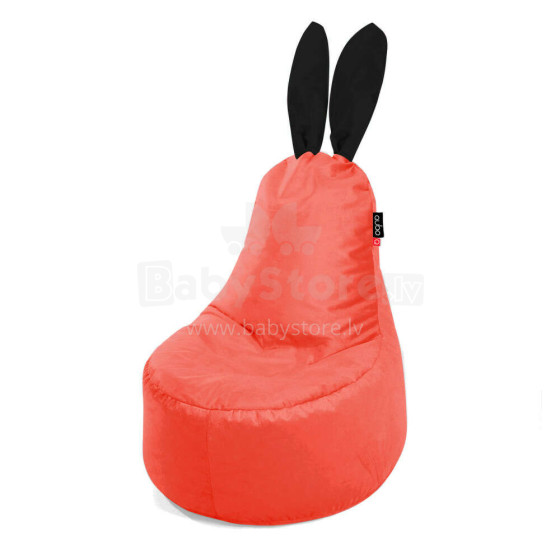 Qubo™ Mommy Rabbit Black Ears Goji VELVET FIT sēžammaiss (pufs)