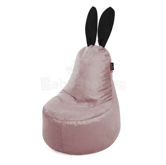 Qubo™ Mommy Rabbit Black Ears Passion VELVET FIT пуф (кресло-мешок)