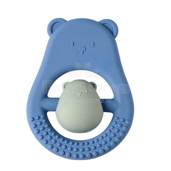 NATTOU Rattle mother & child blue
