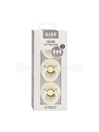 Bibs Try-It Art.131604 Ivory 3 pcs