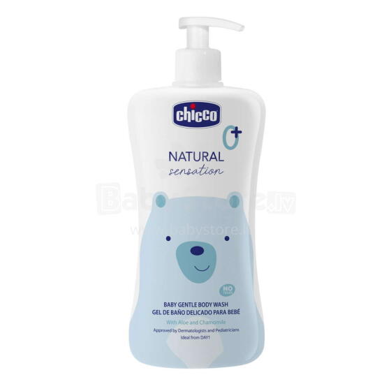 CHICCO Saudzīgs ķermeņa mazgāšanas līdzeklis, 500 ml