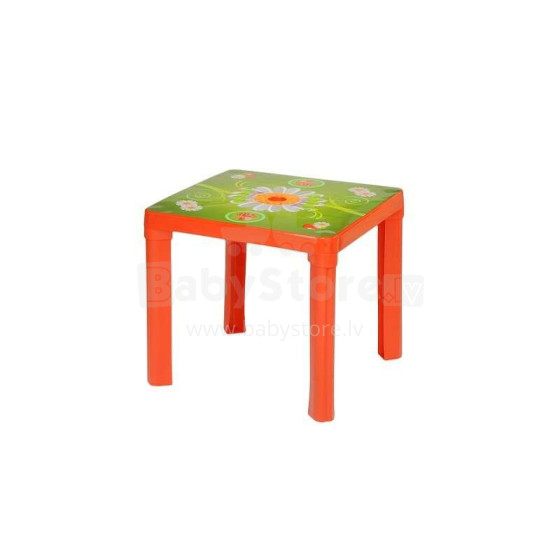 3toysm Art.60979 Plastic table red Bērnu galdiņš