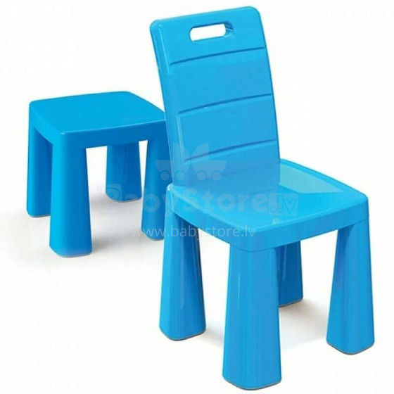 3toysm Art.4691 Plastic chair blue Bērnu krēsls