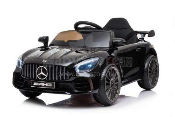 Lean Toys  Mercedes GTR Art.25076 Black  Vaikiškas elektromobilis su papildomu nuotolinio valdymo pulteliu