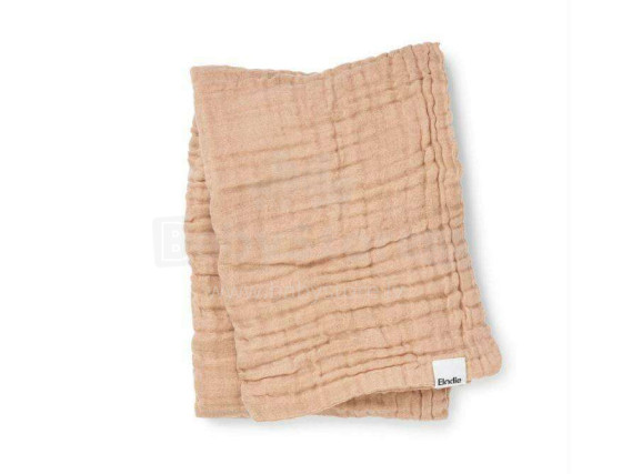 Elodie Details Crinkled Blanket 120x120 cm, Blushing Pink