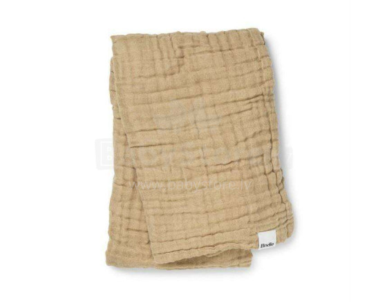 Elodie Details Crinkled Blanket 120x120 cm, Pure Khaki одеяло