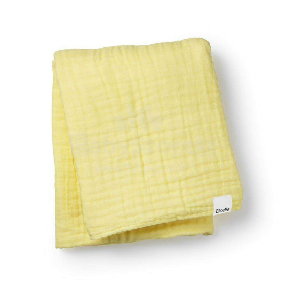 Elodie Details Crinkled Blanket 120x120 cm, Sunny Day Yellow