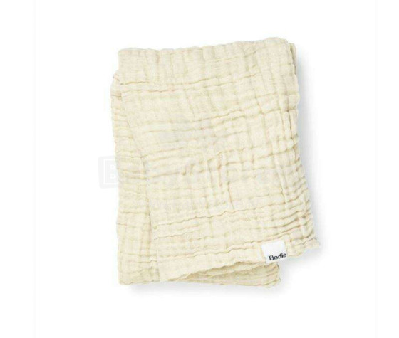Elodie Details Crinkled Blanket 120x120 cm, Vanilla White одеяло