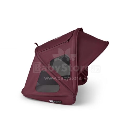 Bugaboo Fox/Cameleon3/Lynx breezy sun canopy v2 Art.152381 Dark Cherry Apsauga nuo saulės