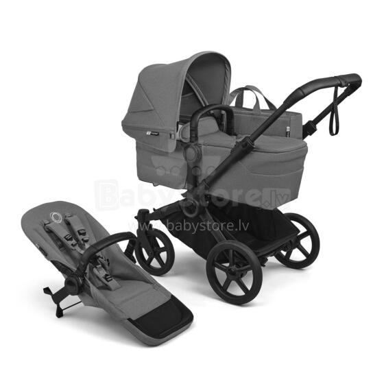 Bugaboo Donkey 6 Mono Complete Art.152406 Moon Grey Kūdikių universalus vežimėlio transformatorius
