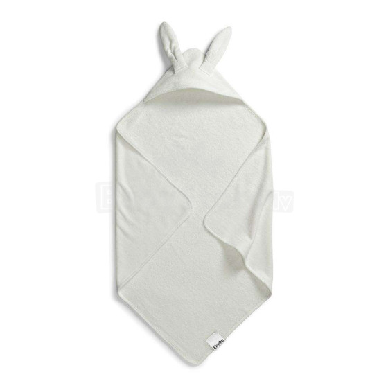 Elodie Details Hooded Towel Vanilla White Bunny One Size White Махровое полотенце с капюшоном, 80х80 см