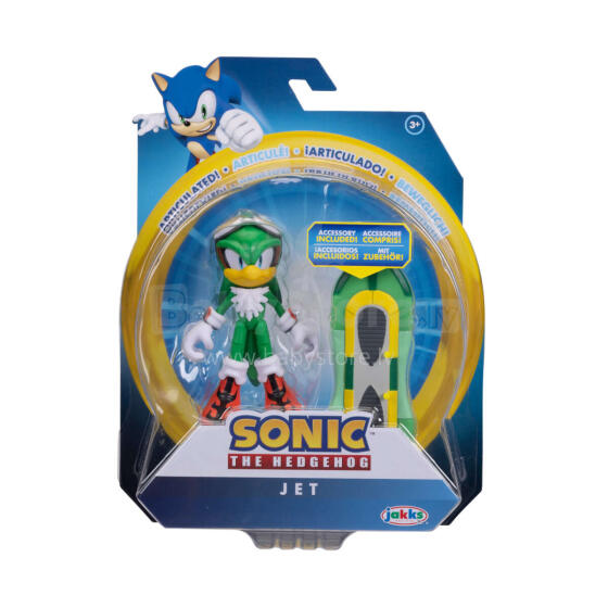 SONIC THE HEDGEHOG Figūrėlė ir aksesuaras, 10 cm, W12