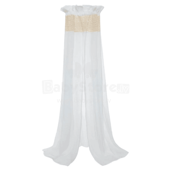 Jollein Veil Vintage Art.002-001-67030 Boho Lace Ivory - baldakimas lovelei (155 cm)
