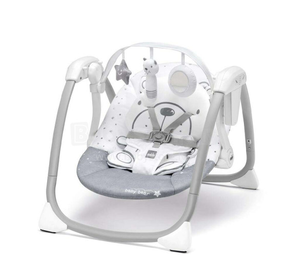 Cam Midi Art.S352/247  Bērnu krēsls-šūpulis (šūpuļkrēsliņš) ar regulējamo ātrumu, mūziku un rotaļlietu loku