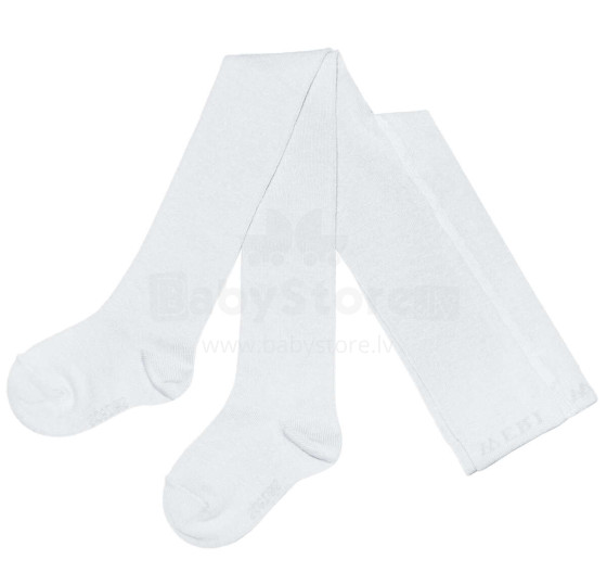 Weri Spezials Monochrome Children's Tights Monochrome White ART.WERI-2352 High quality children's cotton tights available in various stylish colors