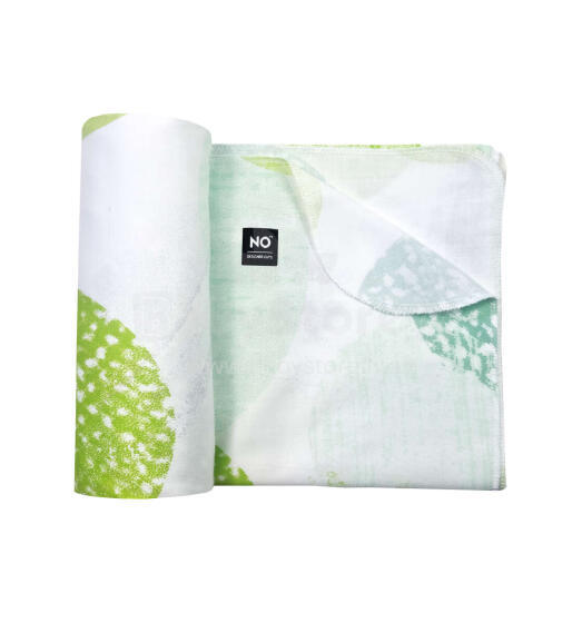 La bebe™ Cotton Nappy Art.153801 Green baby sleep nappy 75х75cm
