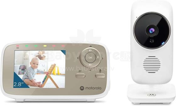 Motorola VM483 Art.505537471013 300 m FHSS White kūdikio monitorius