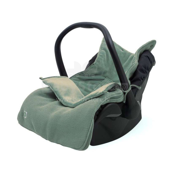 Jollein Comfortbag Carrier Basic Knit Forest Green Art. 025-811-65371 Autokrēsla konverts