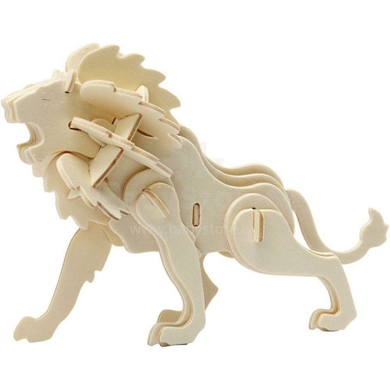 Creativ 3D Lion Art.580506 Wooden Construction Kit