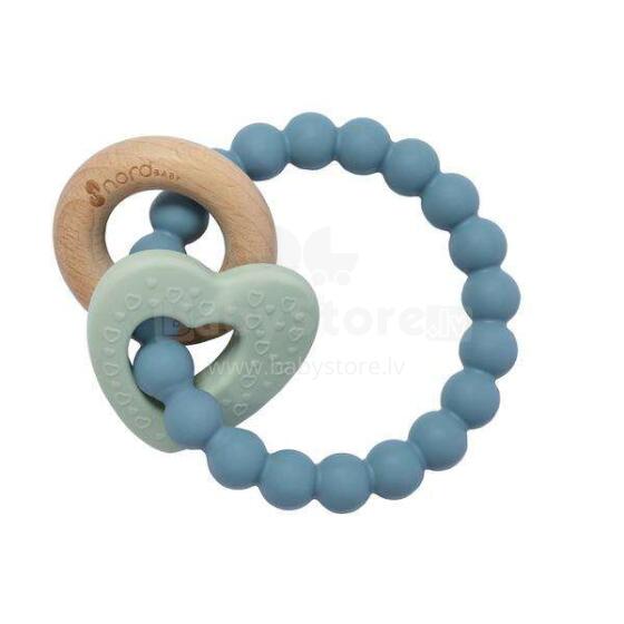 Nordbaby Silicone Teether  Art.265766 Blue