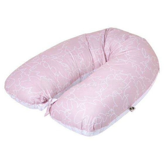 NordBaby Nursing Pillow Art.255543 Frozen Leaves  Многофункциональная подушка для беременных и кормящих