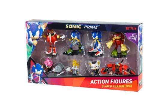 SONIC Veiksmo figūrėlės, 8 vnt., 7,5 cm