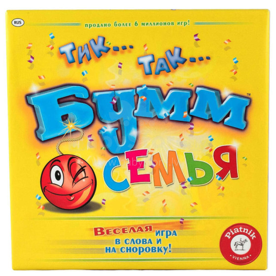 PIATNIK Board game Tik Tak Bumm Family (In Russian lang.)