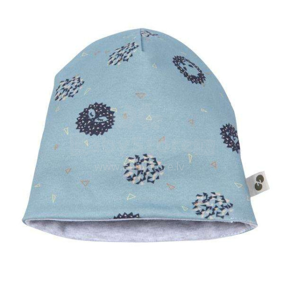 NordBaby Beanie Art.266453 Blue  Mazuļu (zīdaiņu) kokvilnas cepure