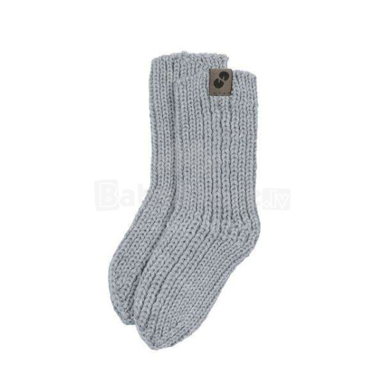 Nordbaby Socks Merino Art.263119	 Grey Мягкие носочки из мерино шерсти 3-6 мес.