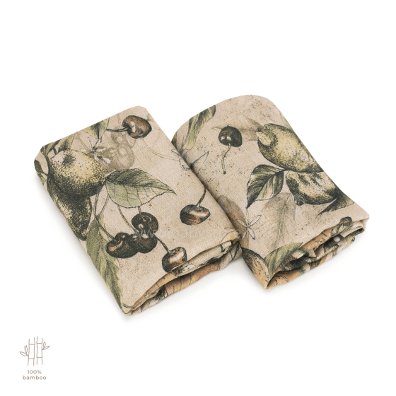 Makaszka Muslin Wipe Art.154383 Высококачественная муслиновая пелёнка из бамбука, 2 шт. (65x65 см)